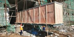 电力模块吊装搬入